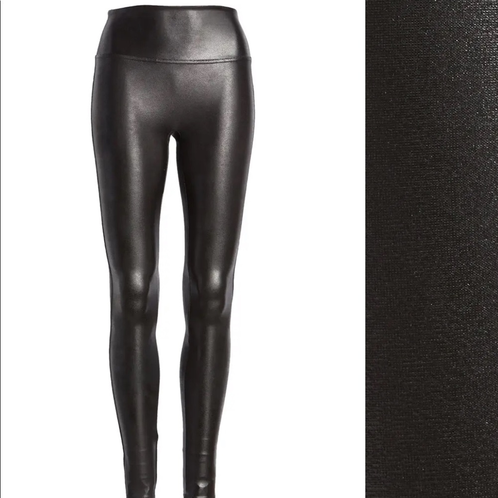 Spanx faux leather leggings
